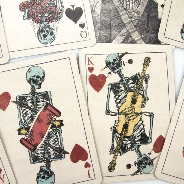 Skeleton Playing Cards - Edition III Gold Edges (ONLY ONE LEFT) by Mike Willcox